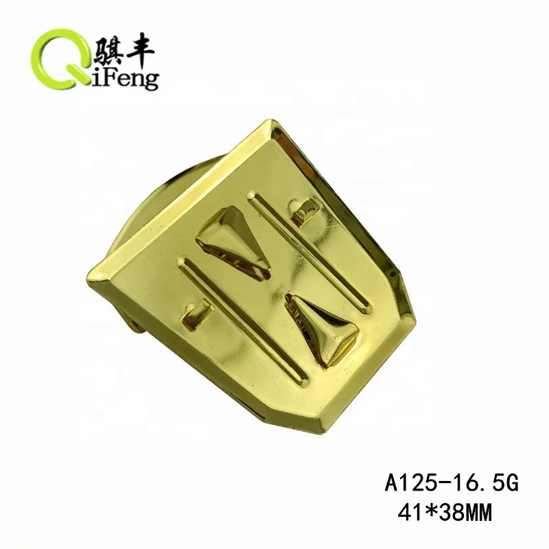QIFENG  factory Metal Buckle Lock Hardware For Bags Shoulder Handbag DIY Craft Turn Locks Clasp Bag Locks