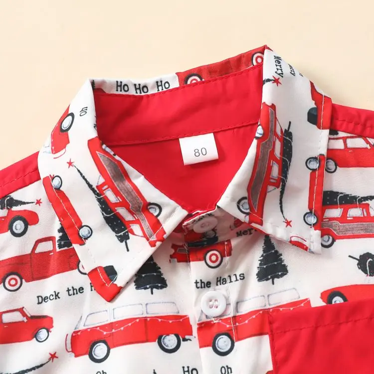 Buy From China Origin Sale My First Christmas Santa Print Short Sleeve T-Shirt Shorts 1-6YBaby Boy Clothes Christmas