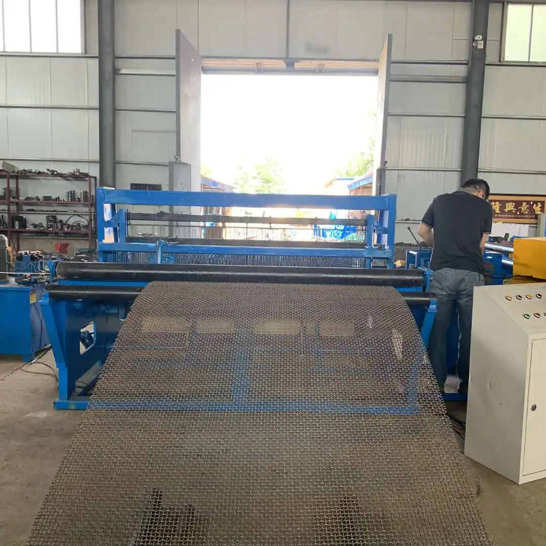 Good quality vibrating screen crimped wire mesh weaving