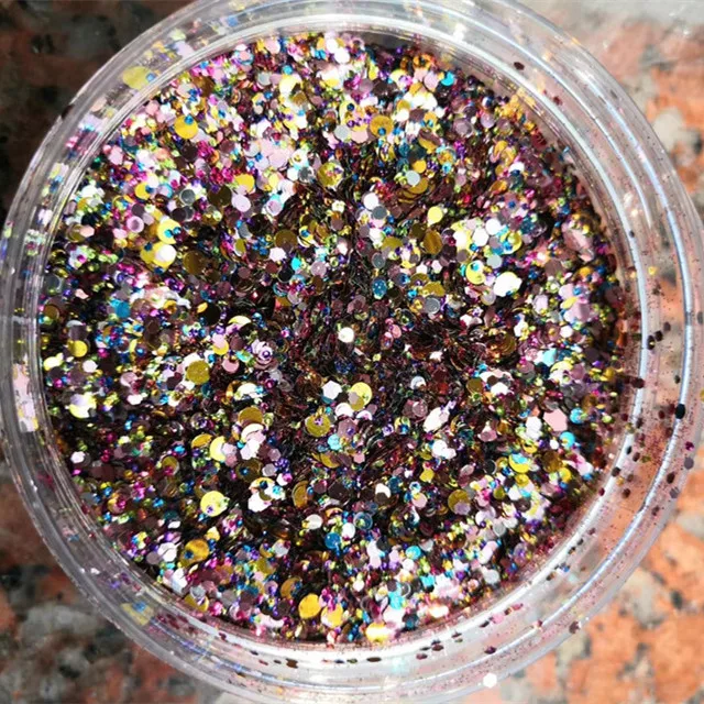 
Fine glitter powder multicolored elf eye glitter shape sequin for nail art body face wedding occasion cosmetic makeup glitter 