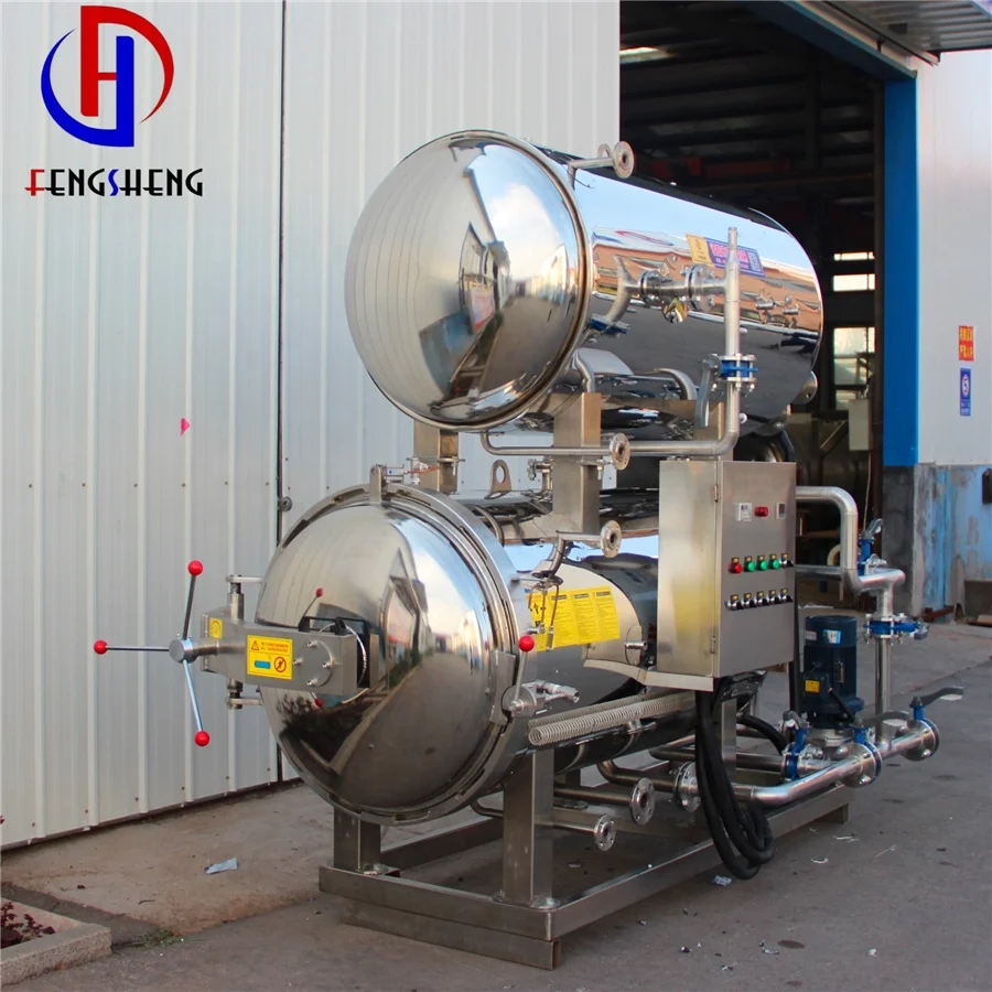 Food autoclave sterilization machine 500l for laboratory