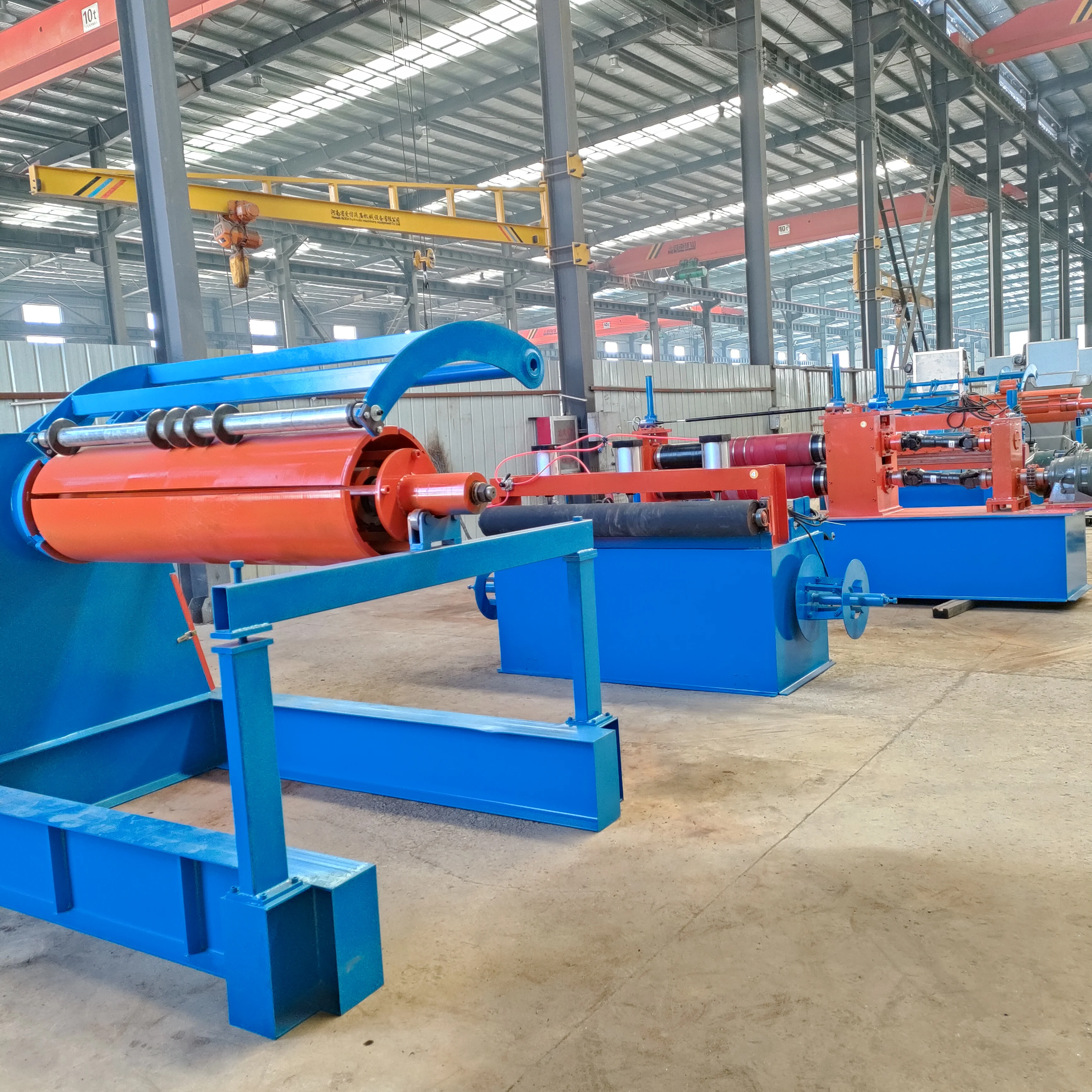 High speed steel metal sheet coil slitting machine line