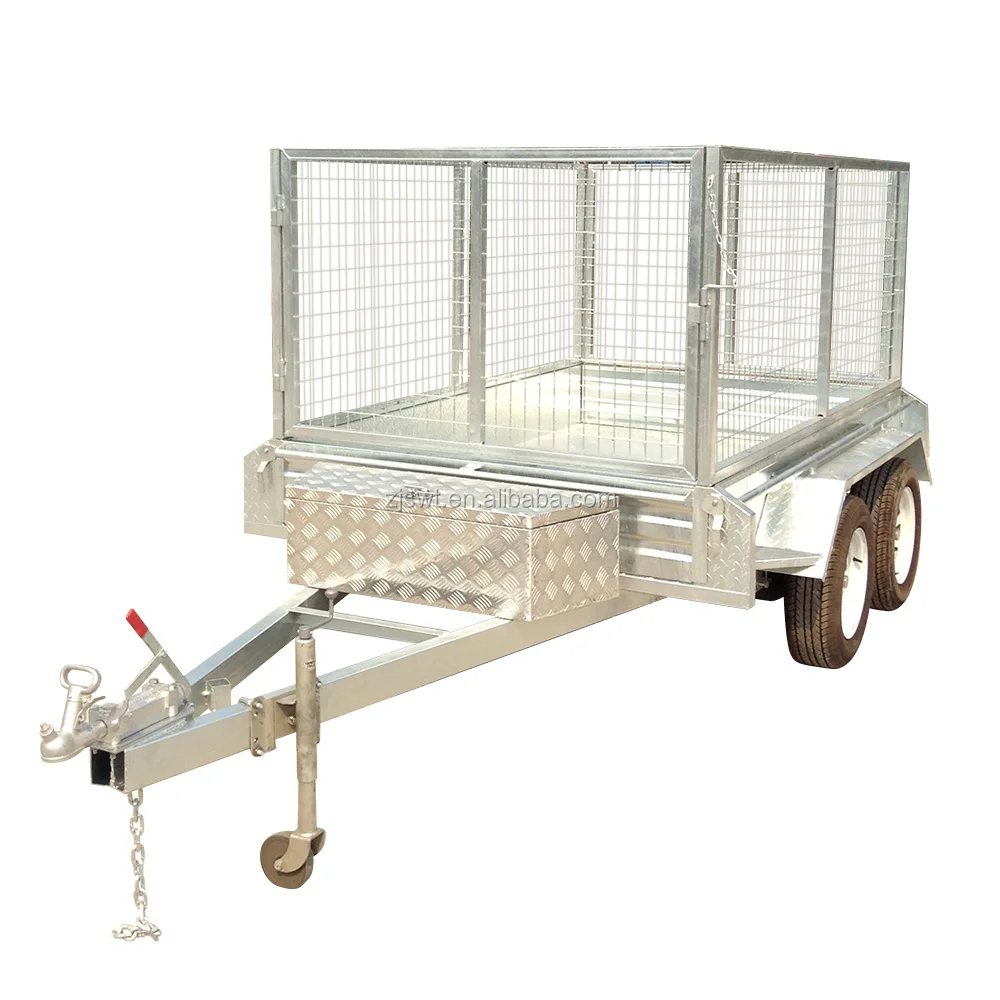 10x6 Tandem Caged Box Trailer, Electric Brake, ATM 3000kg