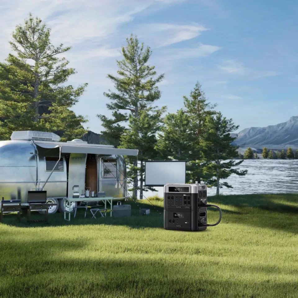 EU Stock OUKITEL BP2000 4000W Portable Solar Power Station Home Emergency Camping Power Supply