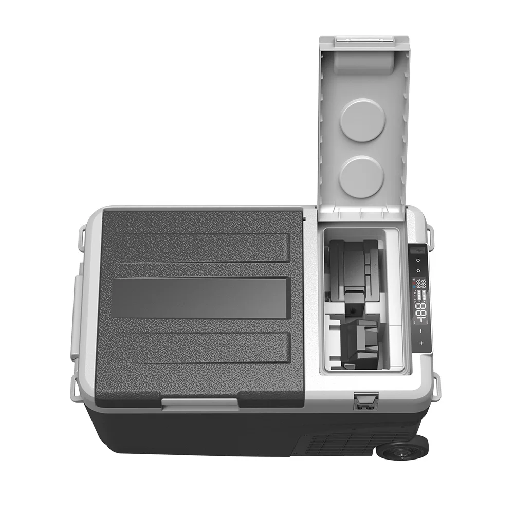 Alpicool MT35 portable CFC free 12v 220v car freezer optional heating model fridge dual battery cases refrigerator