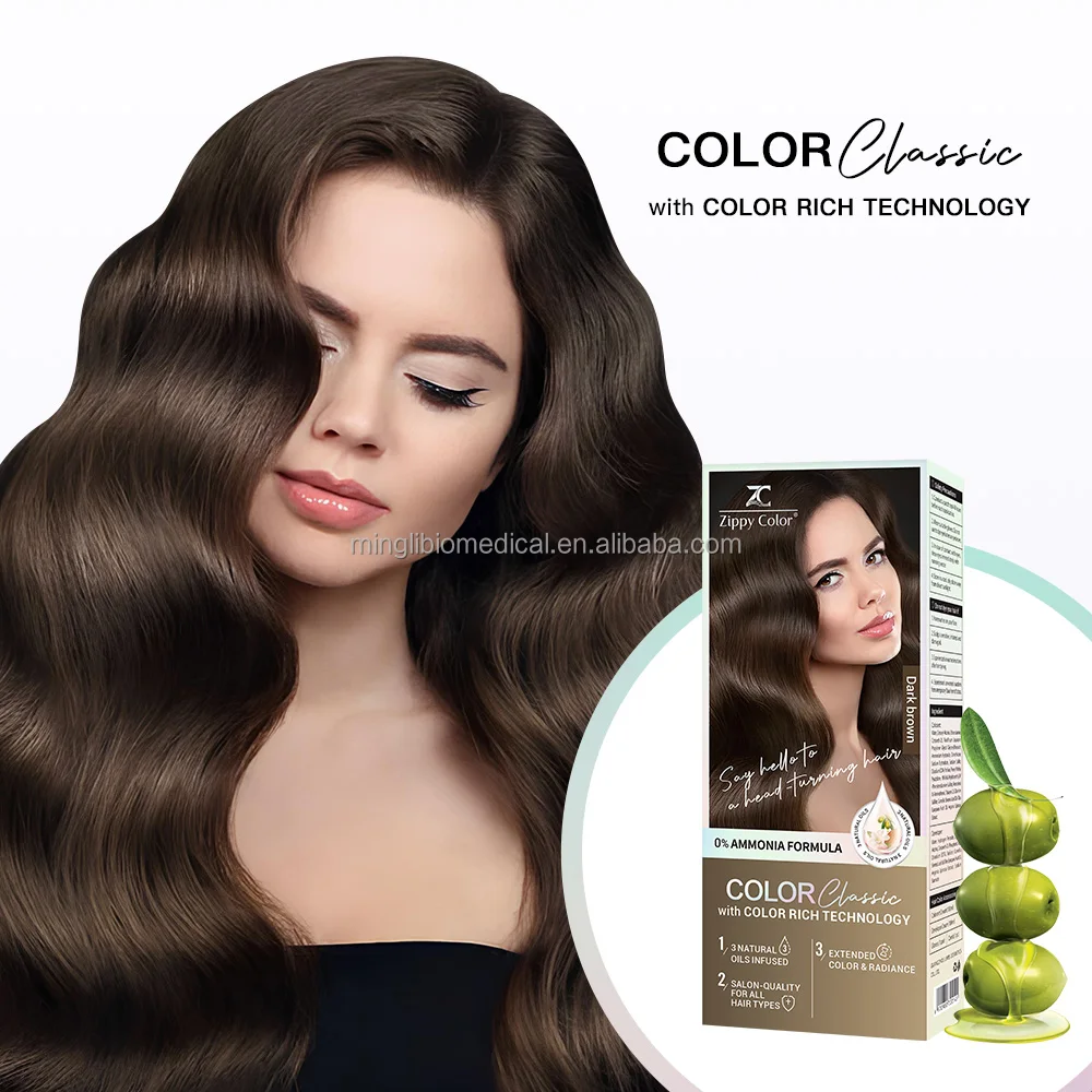 Factory Wholesale Hair Dye Color Semi-Permanent Professional Ammonia Free Dyeing Hair Hot Sale Hair Color Cream