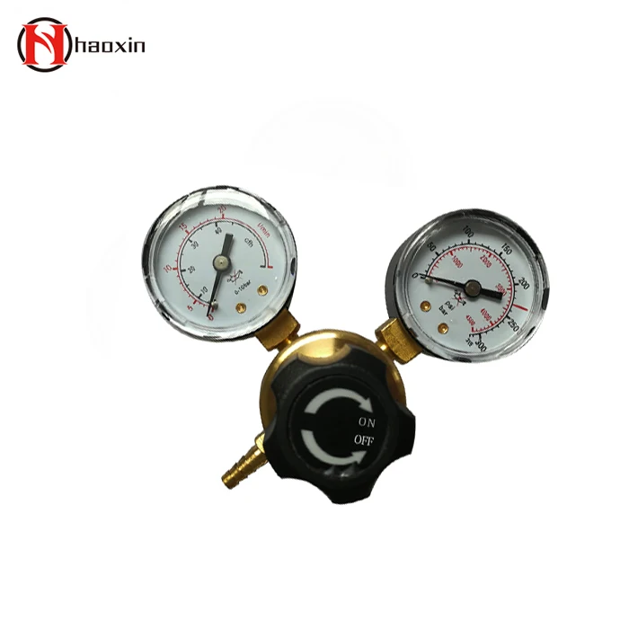 Good quality full brass argon co2  regulator mig welding machine