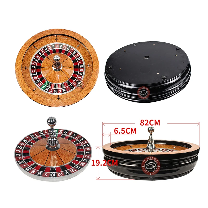Roulette wheels wood 32 for casino roulette game Single 0 & Double 00 Roulette wheel Factory direct sale