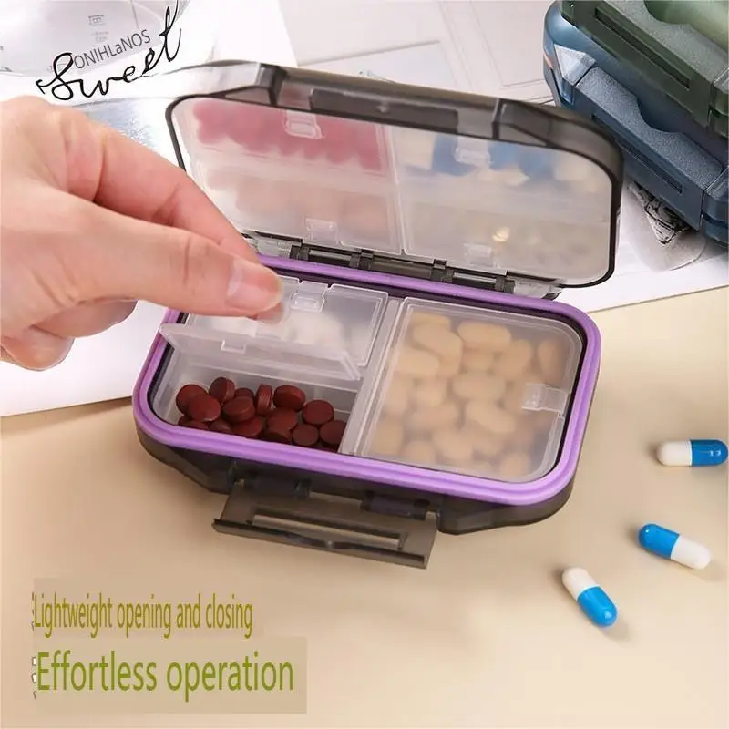 10 grids pill cases waterproof container box portable pocket holder dispenser for different medicines