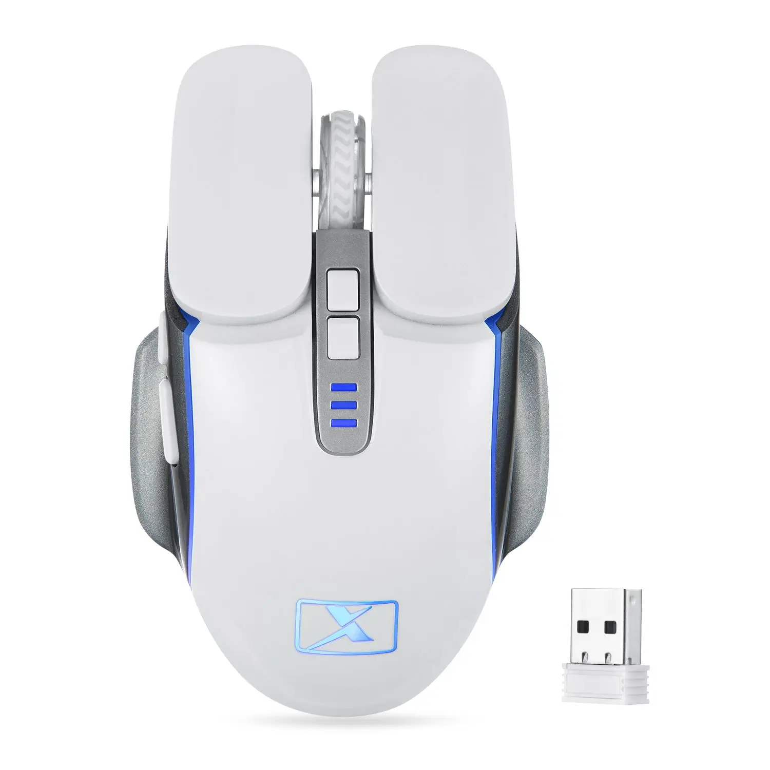 MT207wireless mouse 6 клавишная перезаряжаемая Настольная компьютерная мышь 2 4G Механическая игровая высокая