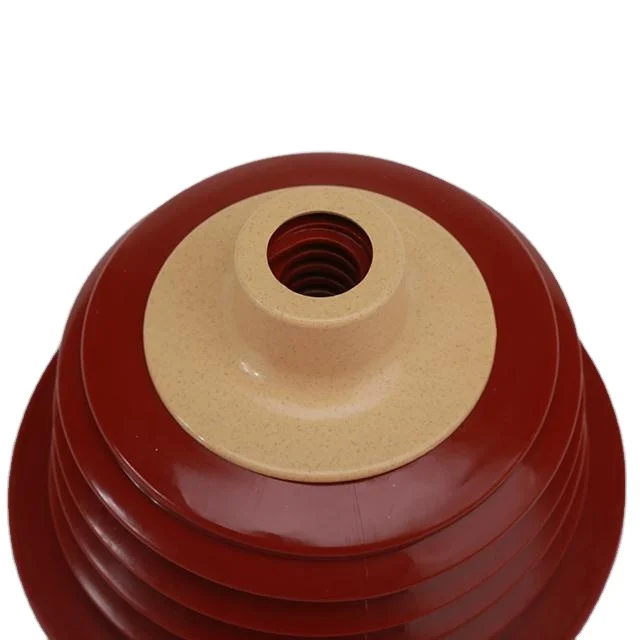 Bathroom toilet spring type long handle plastic toilet pump plunger