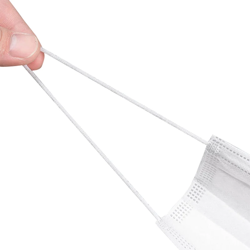 020 горячая Распродажа сертифицированные маски универсальные дышащие хирургические белые без латекса с эластичным ремешком