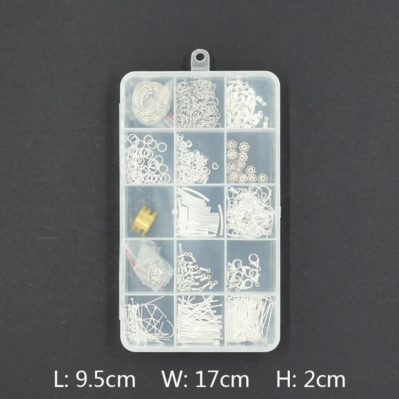 Classic Plated Nickel Free Environmental Jewelry Accessories Set For Earrings Necklace Bracelet Anklet Making