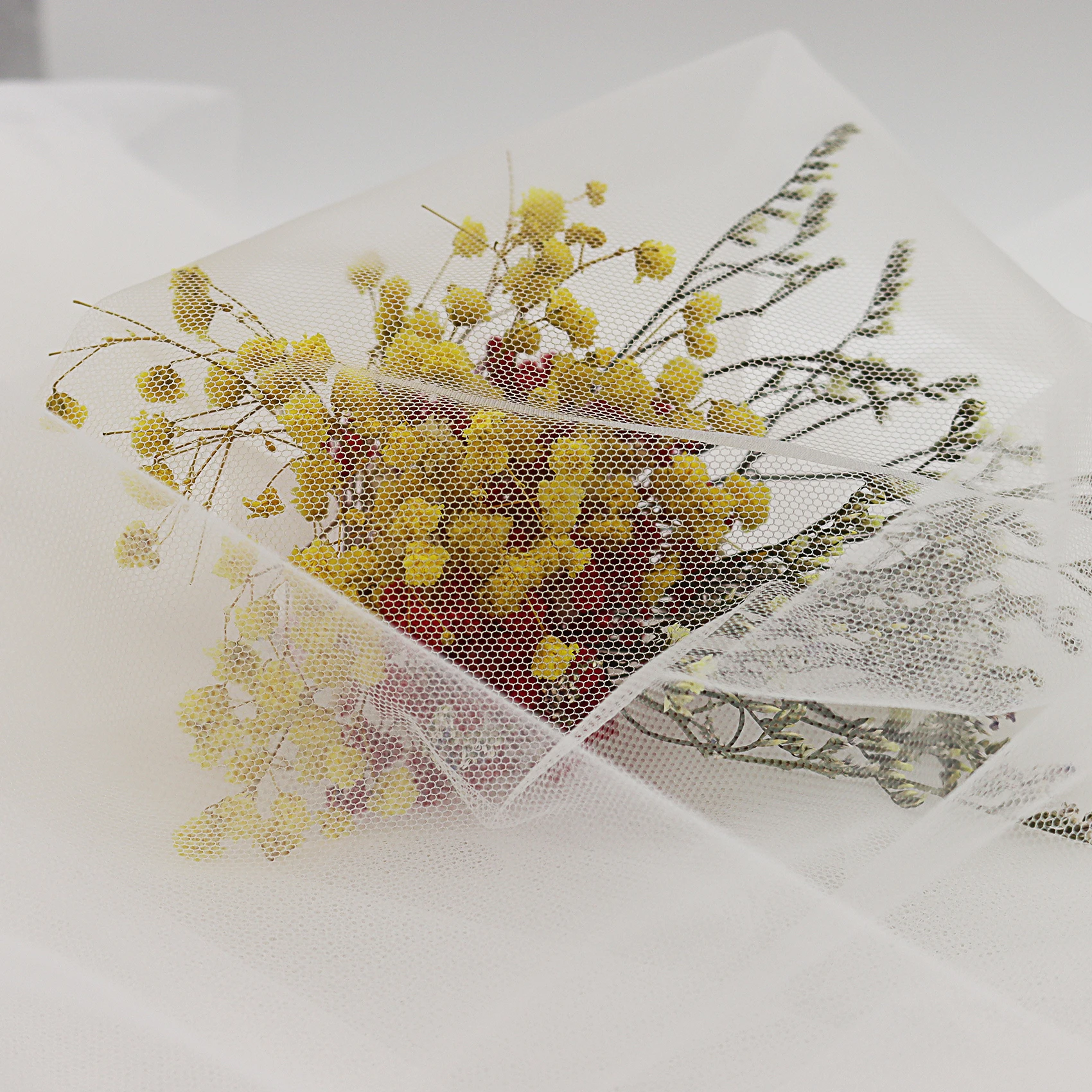 100% Polyester Hexagonal Transparent Mesh Fabric Roll for Mosquito Net Wedding Dress Wedding Petticoat Tent on sale