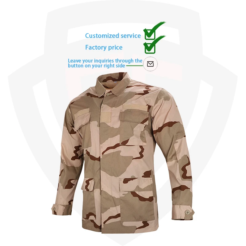 Double Safe bdu Desert DPM Camouflage Suit Camo uniform Breathable Camouflage Jacket Tactical Uniform Clothing Tactical Clothes