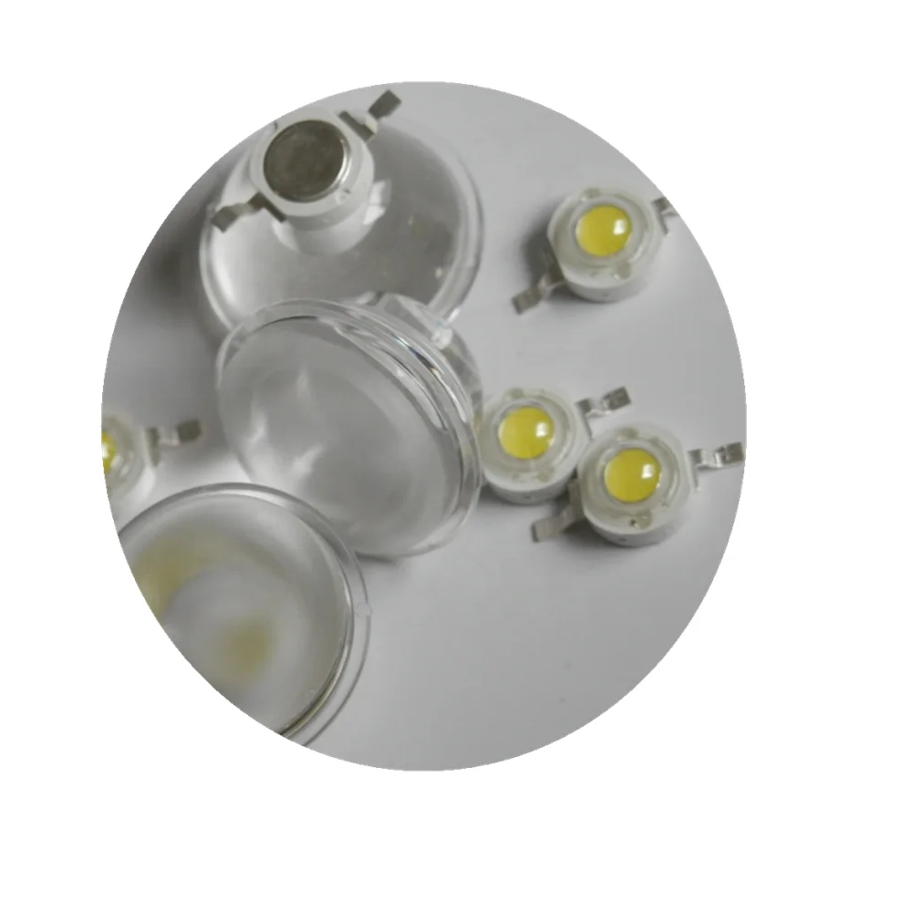 Bridgelux 40mil white 1W 300mA - 330mA Led lamp 120lm 6000K - 6500K packed in bag