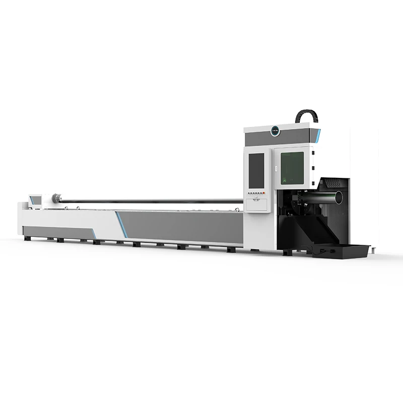 Professional pipes cutter  square and round tubes laser cutting machine manual factory price 6m length 10-220mm diameter chuck