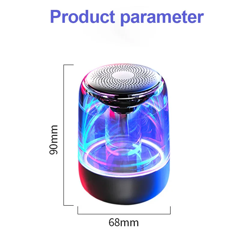 
Innoliance C7 Led Light Mini Audio Player Sound Box Wifi Bt Cute Speker Waterproof Subwoofer Portable Wireless Blutooth Speakers 
