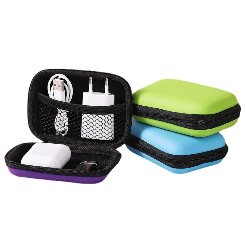 Storage Bag Case For Earphone EVA Headphone Container Cable Earbuds Storage Box Stonego Pouch Bag