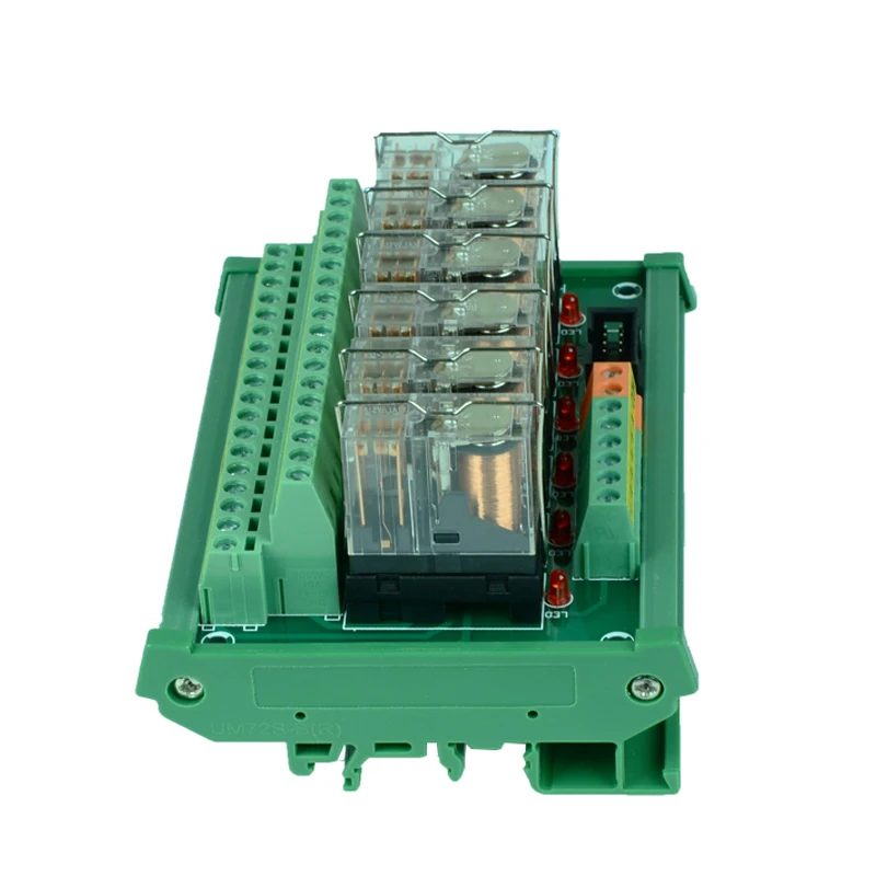 G2R-2 6-канальный триггерный релейный модуль 2NO 2NC электронный DPDT реле 24V с самонастраиваемым устройством