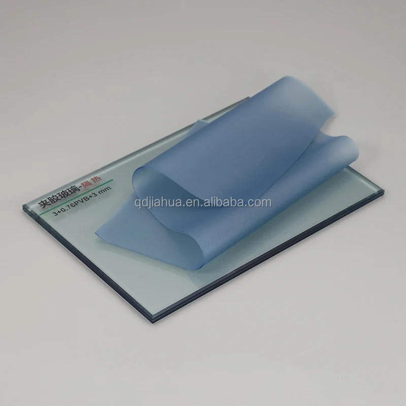 Heat insulation PVB film layer tempered laminated glass for skylight window