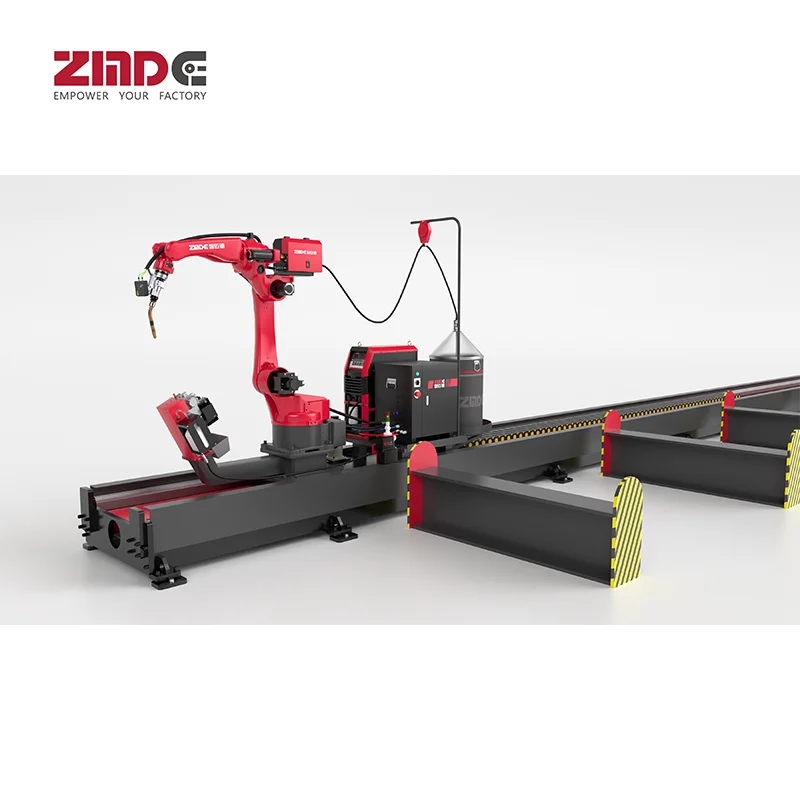 ZMDE Ground Rail Automatic Welding Robot 6 Axis Robotic Workstation