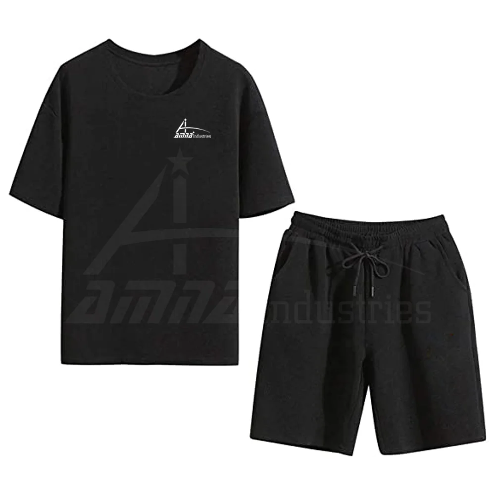 Summer Men Set Sporting Suit Men Short Sleeve T-Shirt Shorts Sets Pakistan Manufacturer Shorts Set For Sale