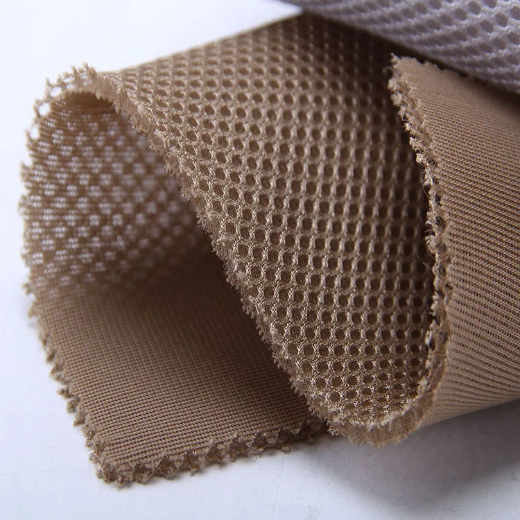 China Manufacturer 220GSM Shoes Material 3D Air Mesh 100% Polyester Knitted Fabric