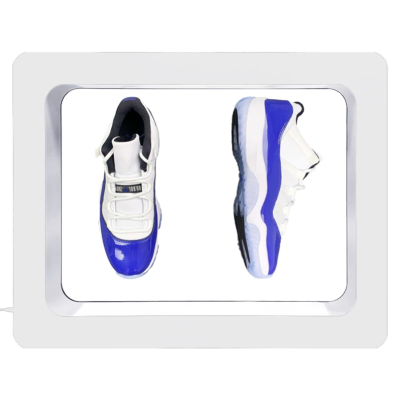 Remote shoes Magnetic Floating Double Sneaker Shoes Stand Levitation Display, Levitation Pair Shoes Display