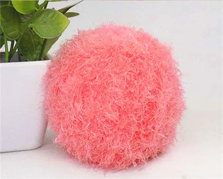 
9s 1.3s Wholesale No Hair Loss Mink Soft Comfortable 13Nm/1 And Fashion Feather Nylon Fancy Yarn ball Factory 