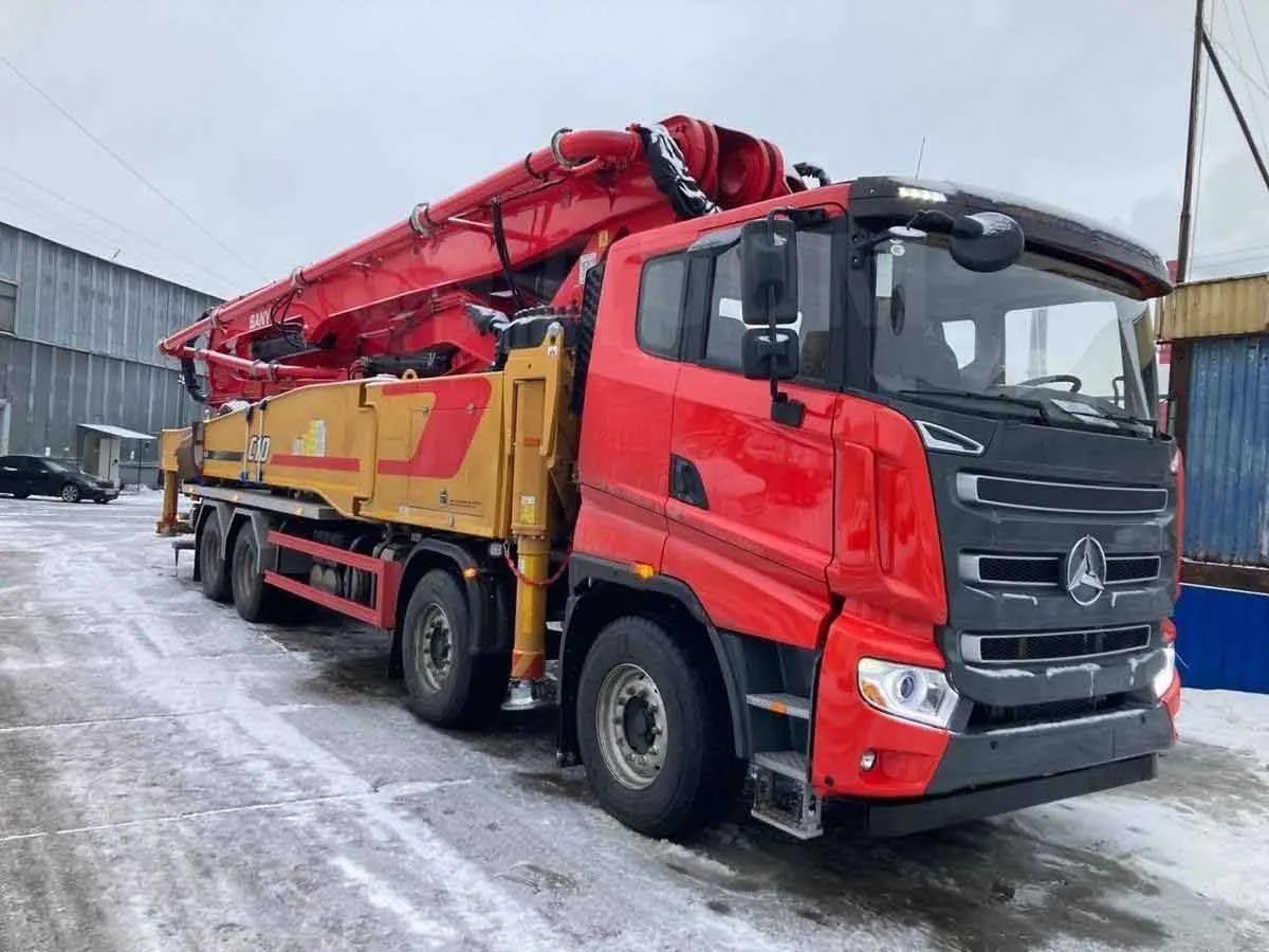 Efficiency King 56 Meters Concrete Pumps Truck SYM560C-10 Mounted Concrete Pump Concrete Machinery in Mexico