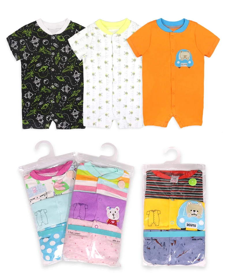cotton baby rompers wholesale baby clothes 0-24 month girls and boys new born baby jumpsuit