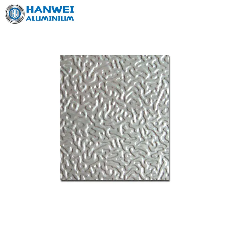 Customized Orange Peel Pattern Stucco Embossed Aluminum Sheet roll