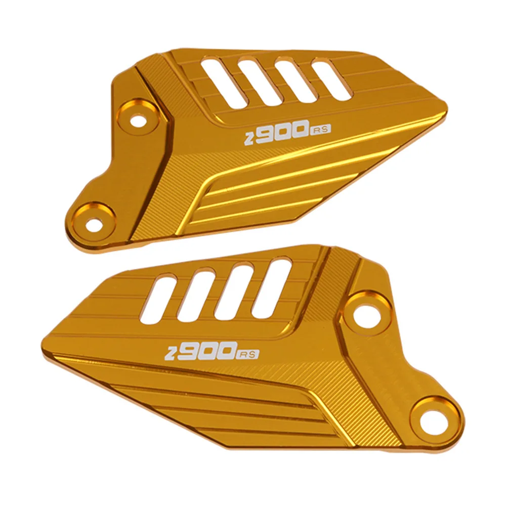 Motorcycle Footrest Pedal Protector Left Right Plates Wing Cover Heel Plate Footpeg For Kawasaki Z900RS Z900 RS Z 900 RS 900RS