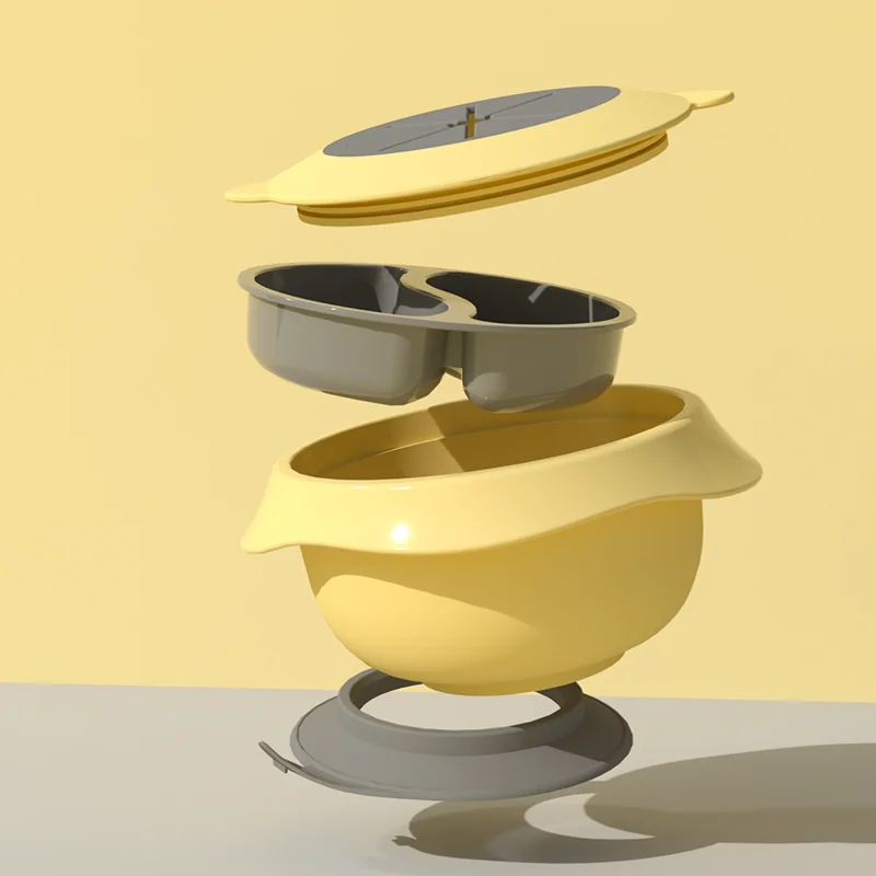 7 Days Delivery High Quality Cheap Bpa Free  Silicone Feeding Set Baby Tableware For Babies Infants