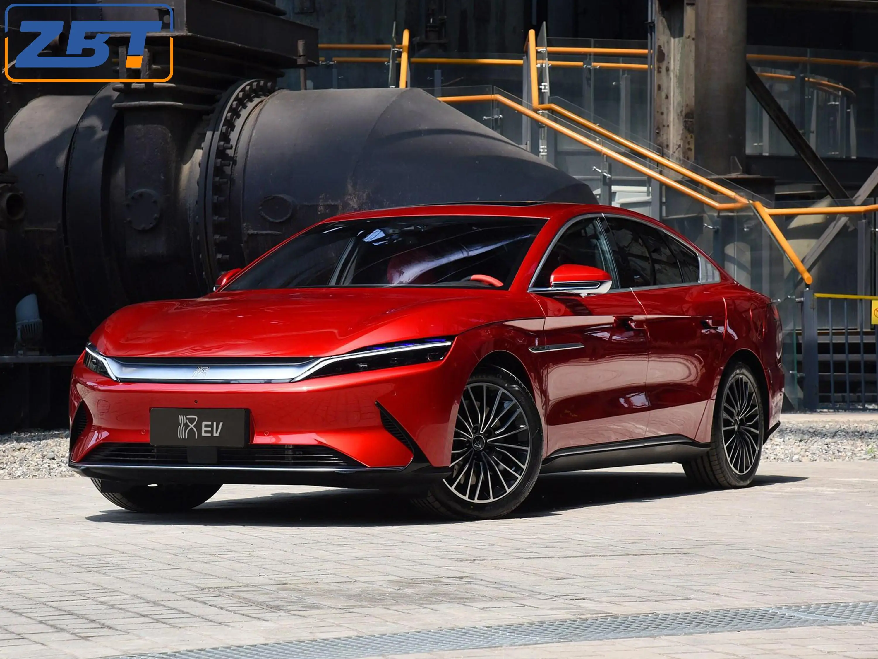  BYD han ev fastback супер длинный диапазон 605 км лимузин автомобильный Интеллектуальный Электрический салон с