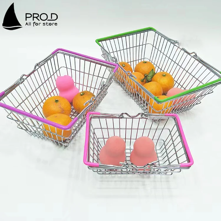 Wholesale Restaurant Hotel Iron French Fries Fried Chicken Cosmetic Mini Shopping Basket
