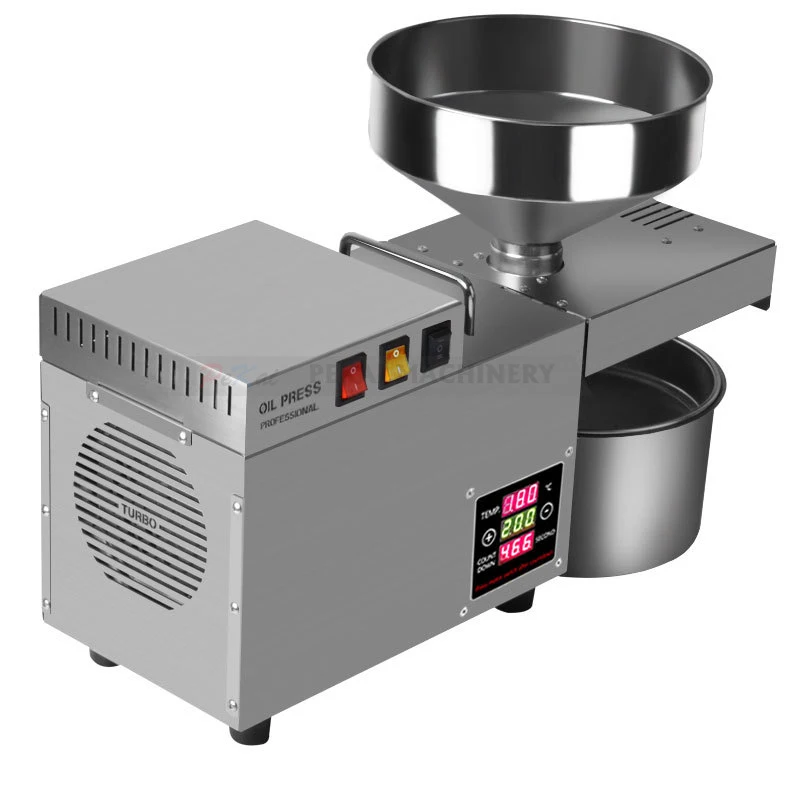 Upgraded Coconut Peanut Sunflower Oil Press Machine Automatic Oil Maker For Home Use
