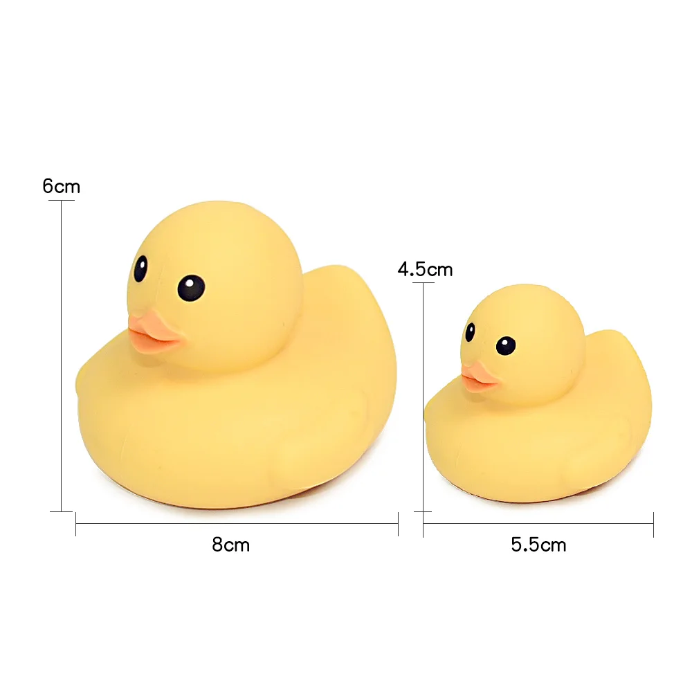 Wholesale Eco-Friendly Customizable Logo Free Bpa Silicone Yellow Bath Duck Toy Grade Food Silicone Shower Duck Toy