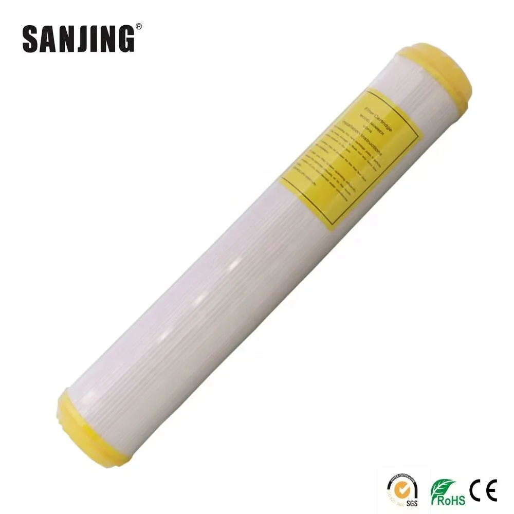 Wholesale 20 inch descaling resin filter cationic softening exchange resin filter calcium magnesium ion filter