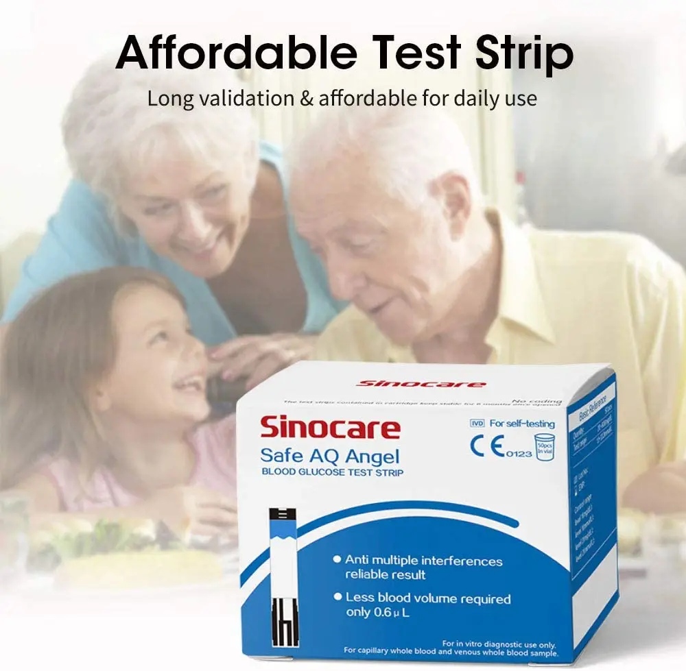 Sinocare Код Бесплатная тест-полоски для определения уровня глюкозы в крови прибор измерения сахара точного тест-полоска glucos производитель 100