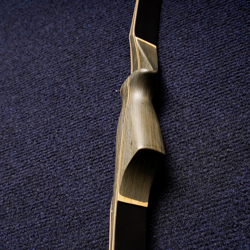 AF Archery 62-Inch One Piece Fiberglass Recurve Bow and Arrow for Hunting American Longbow Design for Shooting