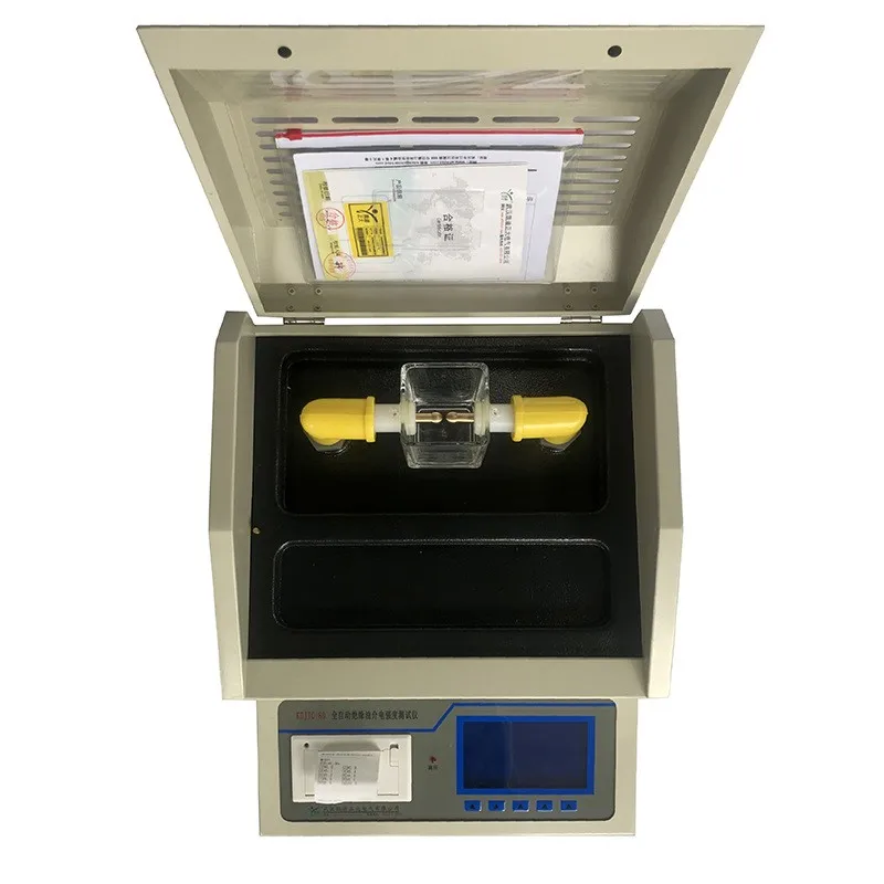 Full-Automatic Insulating Oil Dielectric Strength bdv oil tester probador bdv test of transformer oil