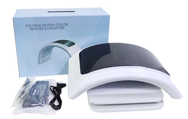 2024 7 Color Led Face Light Therapy Facial Mask Machine