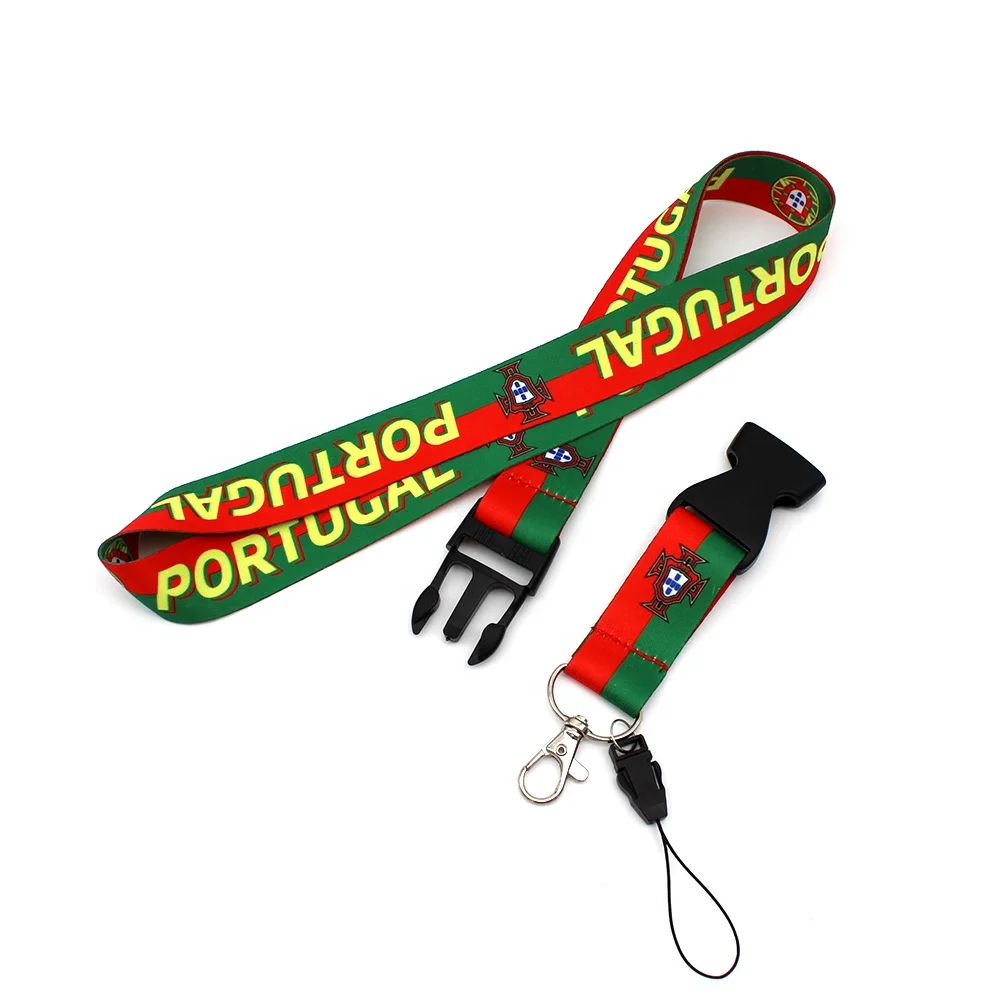 At Low Price Professional Production Retractable Cell Phone Strap RPET Lanyard Customized