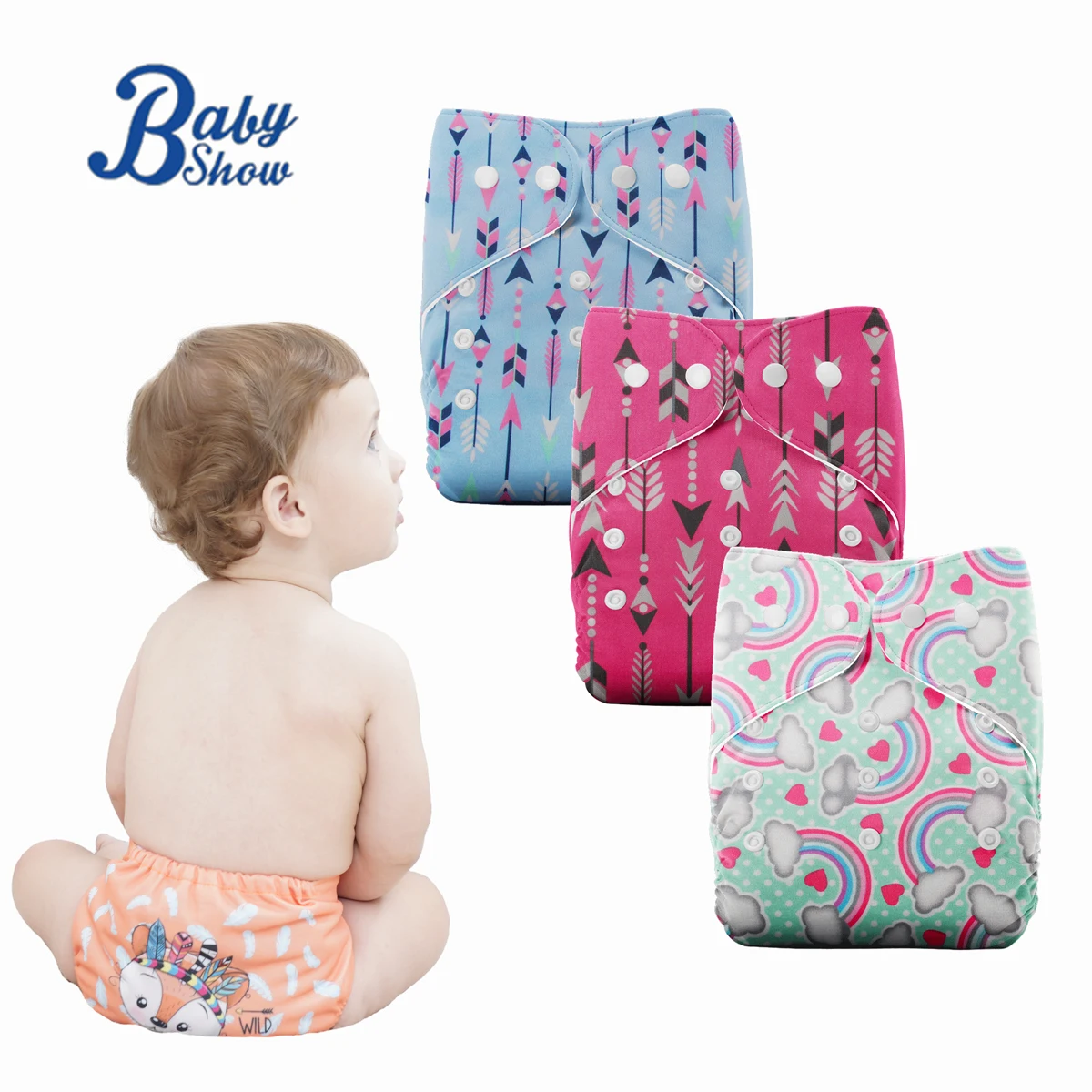 Waterproof Leak Guard Dry Surface Baby Diaper Fluff Pulp Baby Diaper for 1-3 Years Old Baby
