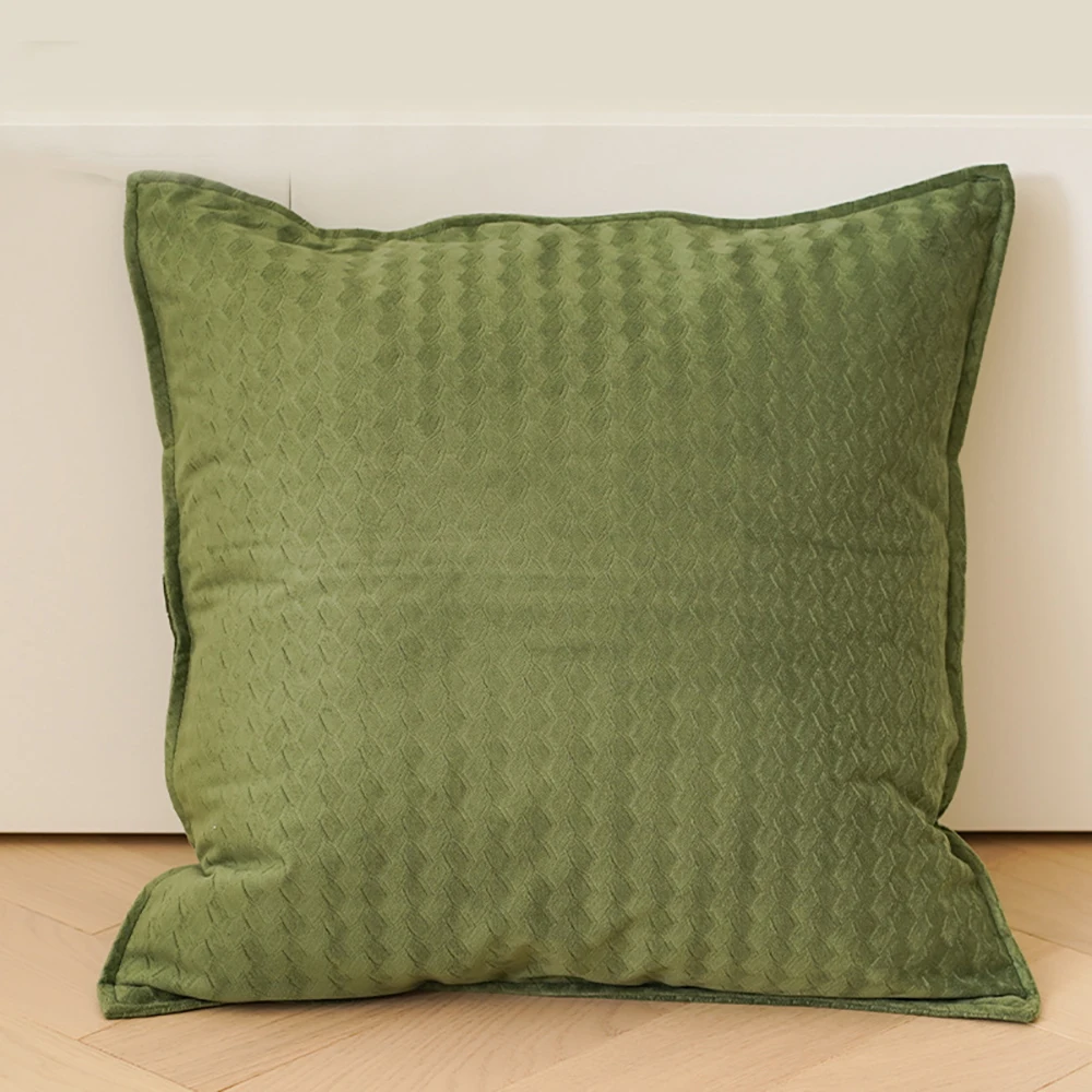 Custom size Velvet throw pillowcase for hotel All Seasons throw pillow Linen Pillowcase set cushion cover with Zip