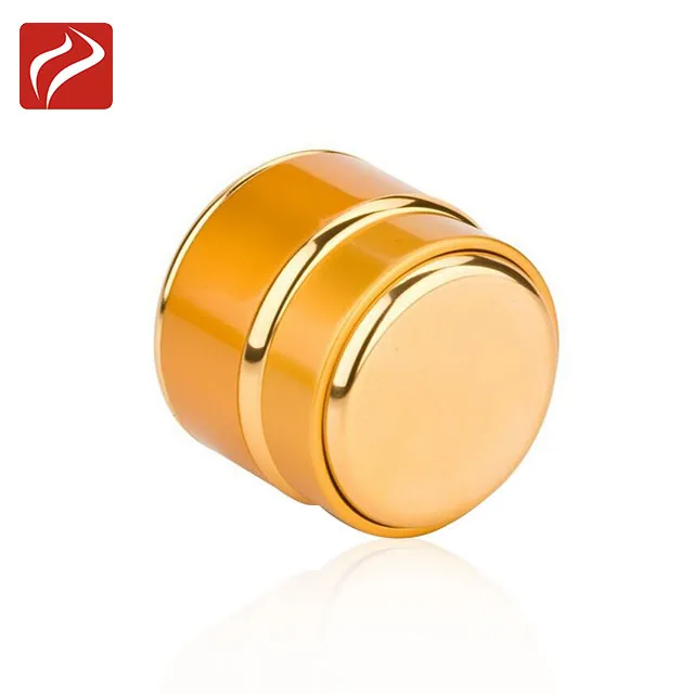 7ml 15ml 30ml 50ml mini empty beauty cream gold aluminum jar cosmetic aluminum container