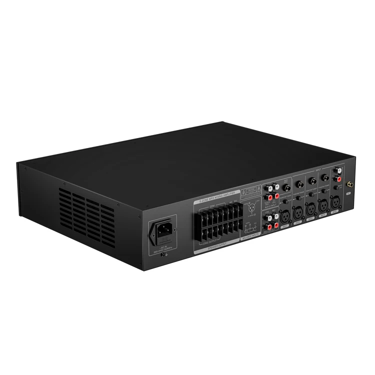 5 зонированных выходов динамика Усилитель Аудио 100 В Usb/Bt Mp3 микшер усилитель с синим зубцом приемник