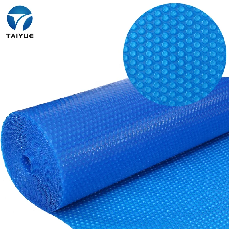 Customized Size PE Plastic Bubble Inflatable Pool Cover for Outdoor Swimming Pools